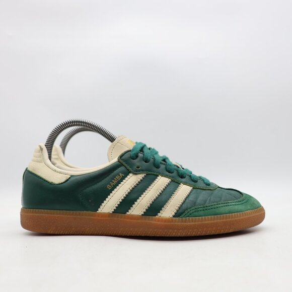 Adidas Samba OG Sneakers Women's US Size 6.5 Original Collegiate Green IE0872 - Picture 1 of 14